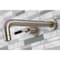 Kingston Brass KS8028CKL Two-Handle Wall Mount Tub Faucet, Brushed Nickel KS8028CKL - alternate 2